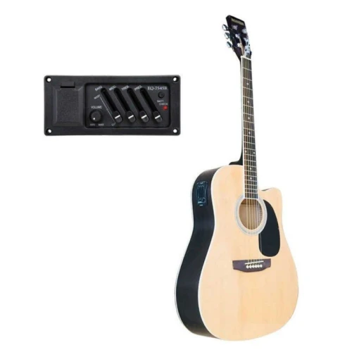 Almira F650N-C Naturel Elektro Akustik Gitar 1