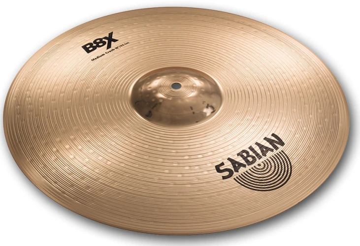 SABIAN 41808X 18" B8X MEDIUM CRASH ZİL 1