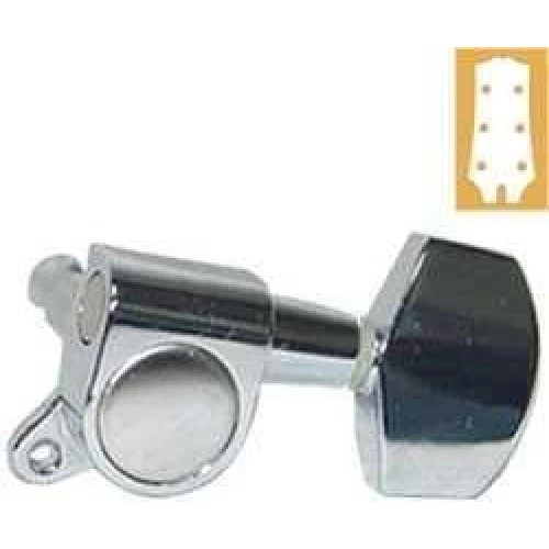 VALENCIA AMH7001CR AKUSTİK GİTAR KULAĞI, 3+3, KROM 2