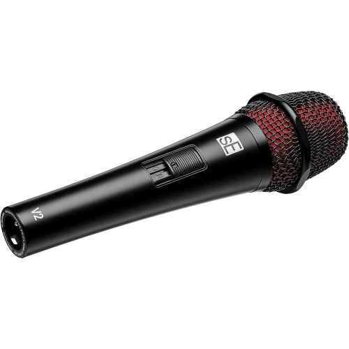 sE Electronics V2 Switch Cardioid Dynamic Handheld Vocal Mikrofonu (Siyah) 3