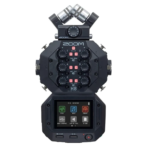 Zoom H8 Ses Kayıt Cihazı (Siyah) 1