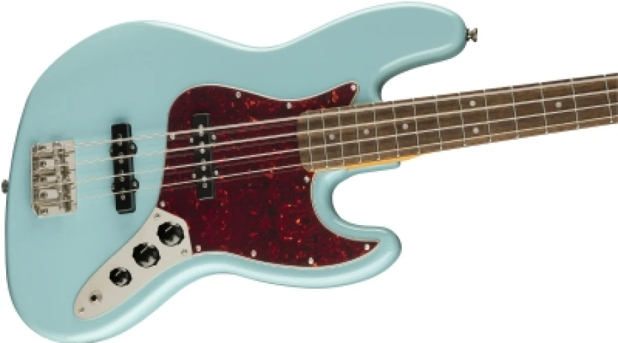 Squier Classic Vibe 60s Jazz Bass Laurel Klavye Daphne Blue Bas Gitar 3