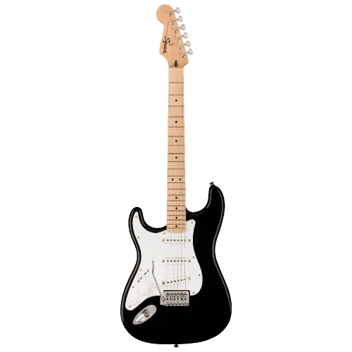 Squier Sonic Stratocaster LH Akçaağaç Klavye WPG Black Solak Elektro Gitar 1