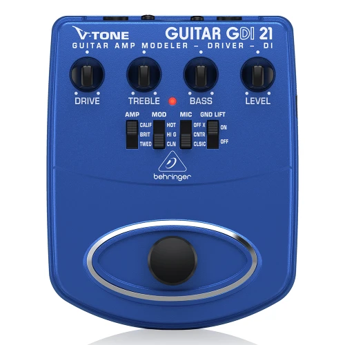 BEHRINGER GDI21 V-Tone Amfi Modelleme Pedalı/DI Box 1