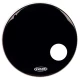 EVANS BD22RB 22" DERİ RESONANT SİYAH KİCK ÖN DELİKLİ TEK KAT 1