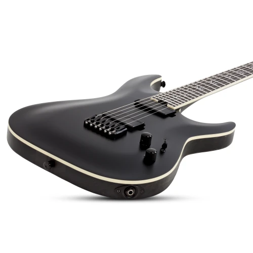 Schecter C-1 SLS Evil Twin Elite Elektro Gitar (Mat Siyah) 2