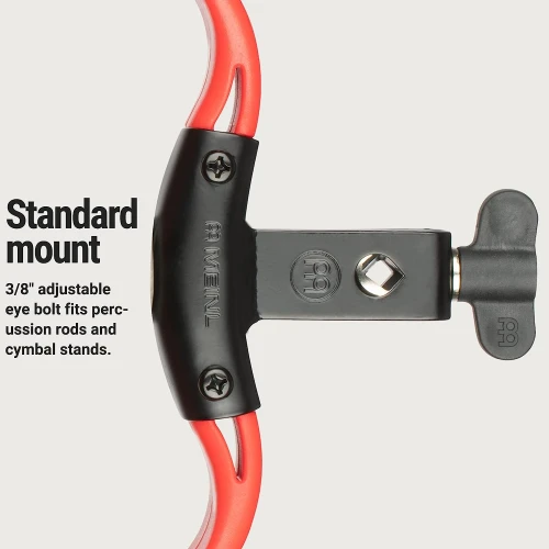 Meinl HTMT2R Stainless Steel Jingle Headliner Range Mounted Tamburin (Kırmızı) 2