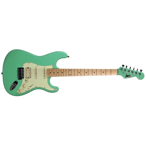 DMX Guitars DEG100 HSS SSG Elektro Gitar (Satin Surf Green) 2