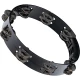Meinl HTT10BK Stainless Steel Jingle 1-Row 10" Tour Tamburin (Siyah) 1