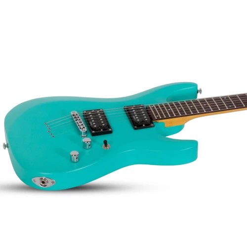 Schecter C-6 Deluxe Elektro Gitar (Satin Aqua) 2