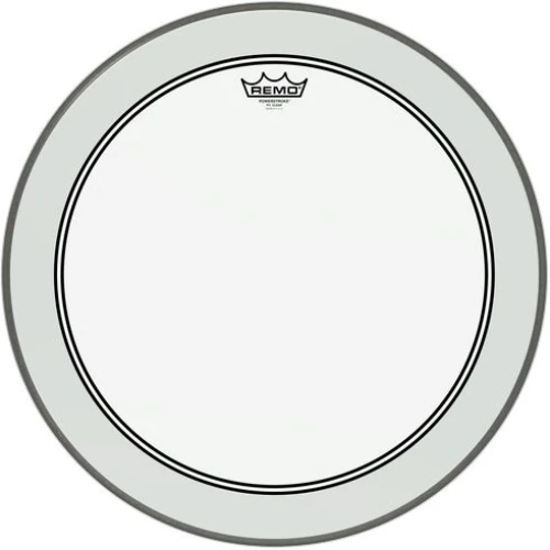 REMO P3-1322-C2- Powerstroke® P3 Şeffaf 22" Bas Davul Derisi 4