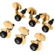 PLANETWAVES PWAT333L ELEKTRO GİTAR KULAĞI, 3+3, GOLD 1
