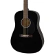 Fender CD-60S Dreadnought Black Akustik Gitar 4