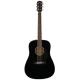 Fender CD-60S Dreadnought Black Akustik Gitar 2