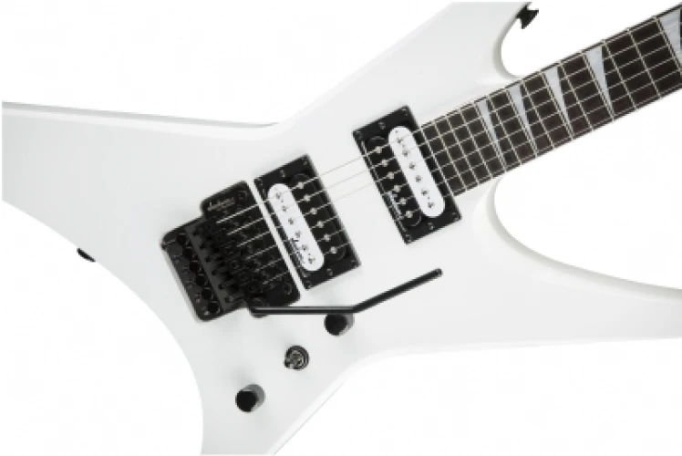 Jackson JS Warrior JS32 Amaranth Klavye Snow White Elektro Gitar 2