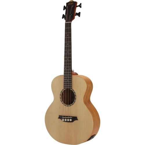 Bromo BAT8E Elektro Akustik Bas Gitar (Natural) 1