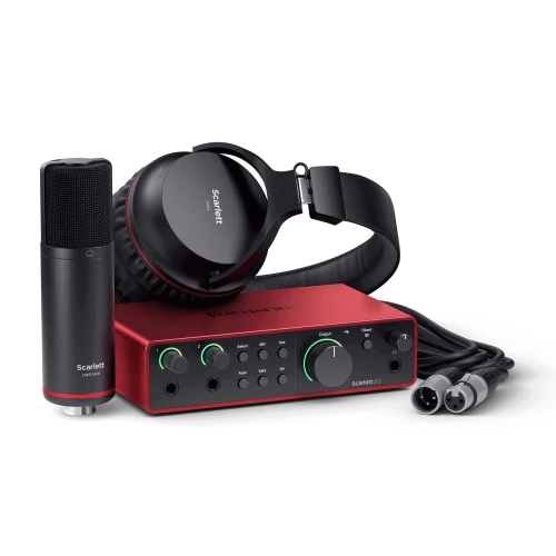 Focusrite Scarlett 2i2 Studio Gen 4 Kayıt Paketi 1