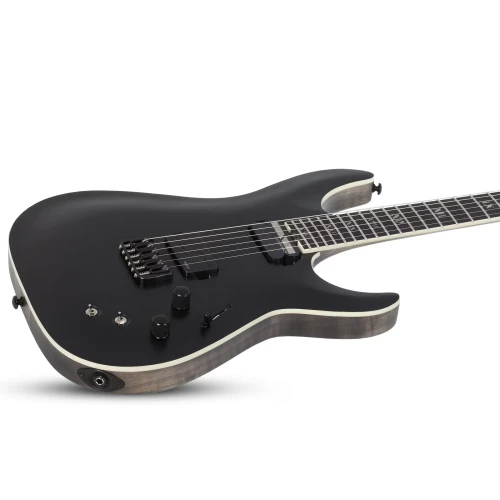 Schecter C-1 HT S SLS Elite Evil Twin Elektro Gitar (Mat Siyah) 4