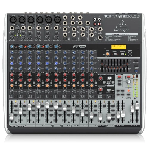BEHRINGER XENYX QX1832USB Premium XENYX Analog Mixer 2