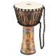 Meinl PADJ2-M-G Travel Series Medium 10" Djembe (Kenyan Quilt) 1