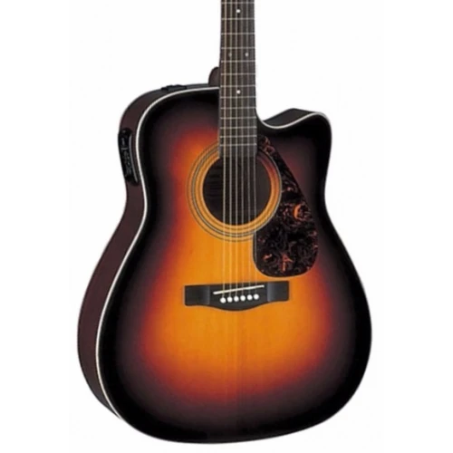 Yamaha FX370CTBS Elektro Akustik Gitar (Tobacco Sunburst) 2
