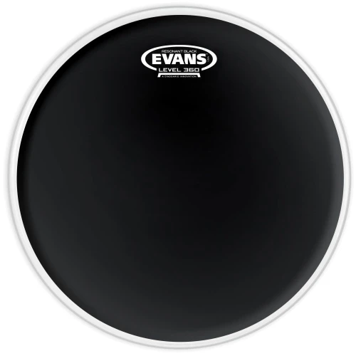 Evans Tt08Rbg Deri 8 Resonant Siyah Tom Alt Clear Tek Kat (7 Mil) 3