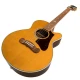 Epiphone J-200 EC Studio Parlor Elektro Akustik Gitar (Vintage Natural) 2