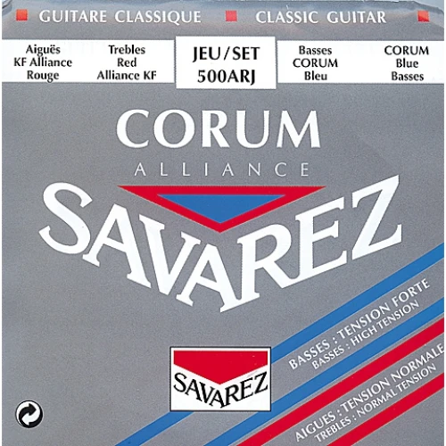 Savarez 500ARJ Alliance Hard Tension Classic Rouge Blue Klasik Gitar Teli 1