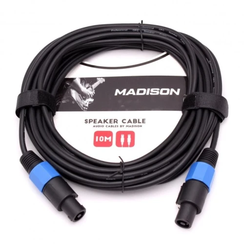 Madison Hoparlör Kablosu Speakon Jack 10 Metre- SİYAH 2