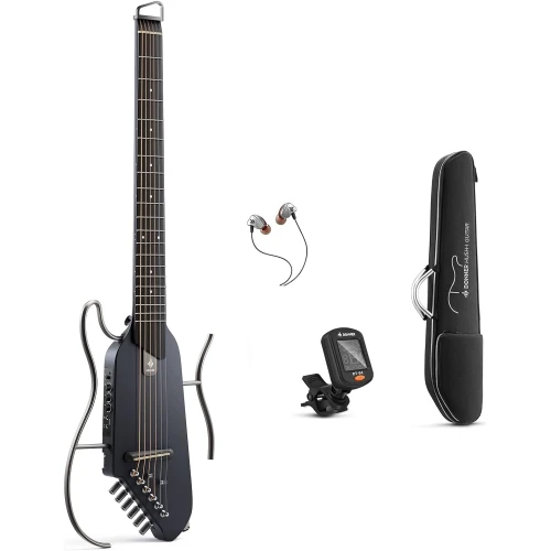 Donner HUSH-I Silent Gitar (Siyah) 1