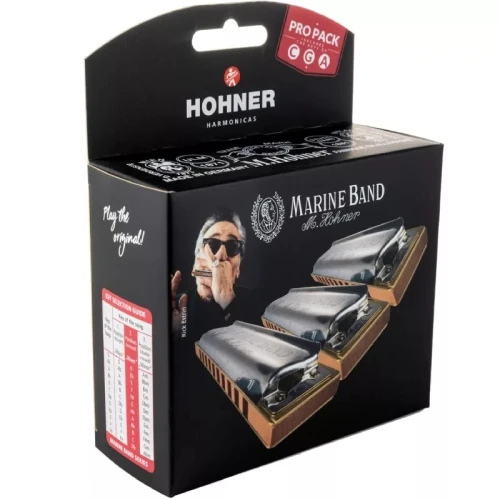 Hohner Marine Band 1896 Propack Mızıka (C-G-A Majör) 1