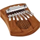 Meinl Sonic Energy KL802FOL Mini Solid Flower Of Life C Major 8 Note Kalimba (Red Zebrawood) 1