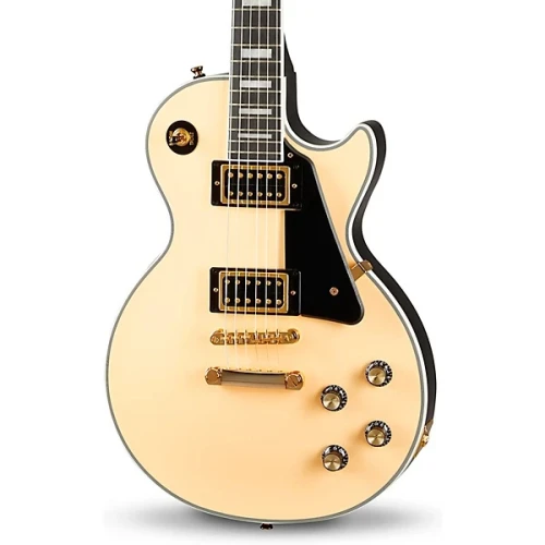 Epiphone Les Paul Custom Blackback GC-Exclusive Elektro Gitar (Antique Ivory) 2