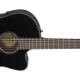 Fender CN-140SCE Nylon Thinline Black Elektro Klasik Gitar 2