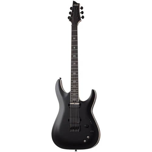 Schecter C-1 HT S SLS Elite Evil Twin Elektro Gitar (Mat Siyah) 1