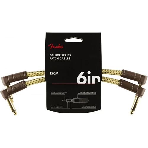 Fender Deluxe 2-Pack L/L Uçlu 6 Tweed Patch Kablosu 2