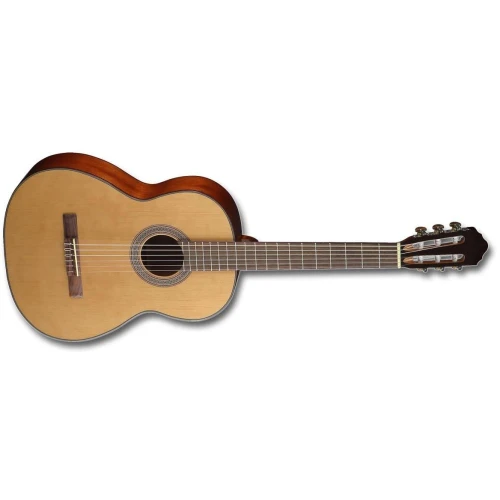 Cort Ac200Nat Klasik Gitar, Naturel, Masif Ladin Kapak 2