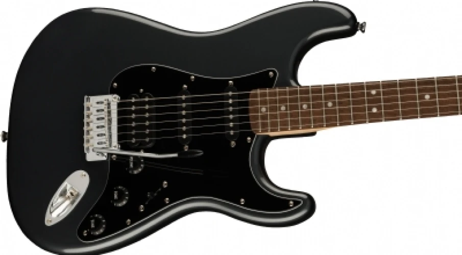 Squier Affinity Stratocaster HSS Laurel Klavye Charcoal Frost Metallic 15G Elektro Gitar Seti 6
