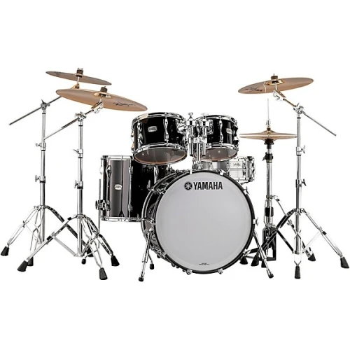 Yamaha Recording Custom Rock 22" Akustik Davul (Solid Black) 1