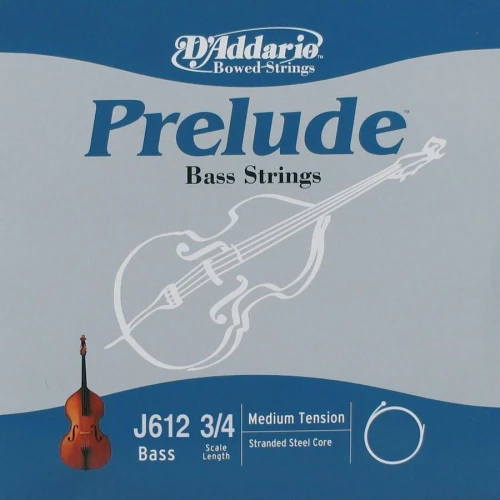 DADDARIO J612 KONTRABAS TEK TEL, 3/4, PRELUDE, D-(RE), MEDIUM 3