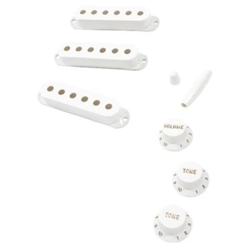 Fender Pure Vintage 50s Stratocaster Eggshell Manyetik Kapağı Aksesuar Kiti 1