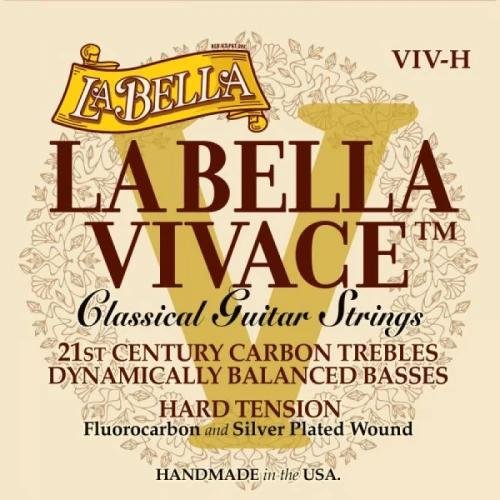 La Bella Vivace Karbon Naylon Hard Tension Klasik Gitar Teli 1