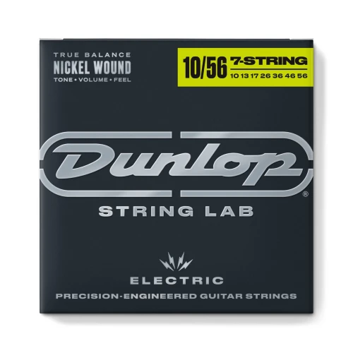 Jim Dunlop DEN1056 Nickel 7 Telli Elektro Gitar Teli (10-56) 1