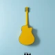 2 Adet Mini Gitar Biblosu - Sarı 5
