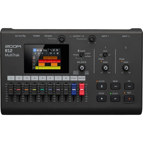 Zoom R12 MultiTrak Recorder (Touchscreen) 1