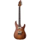 Schecter C-1 Exotic Spalted Maple Elektro Gitar (Satin Natural Vintage Burst) 1