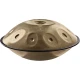Meinl Sonic Energy HPSTL100 Stainless Steel 10 Notes D Kurd Handpan (Vintage Gold) 1