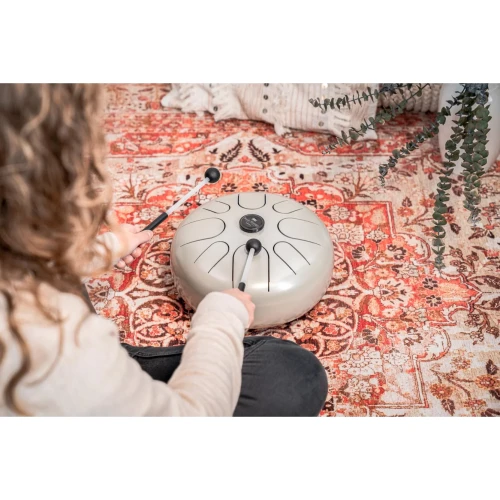 Meinl Sonic Energy STD4PG Steel G-minor 12'' Tongue Drum (Pearl Grey) 7