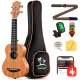 Donner DUC-100 Concert Ukulele Mahogany Ukulele Paketi 1