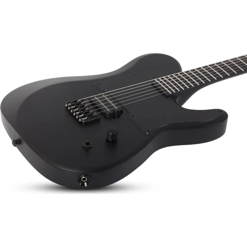 Schecter PT Black Ops Elektro Gitar (Satin Black Open Pore) 3